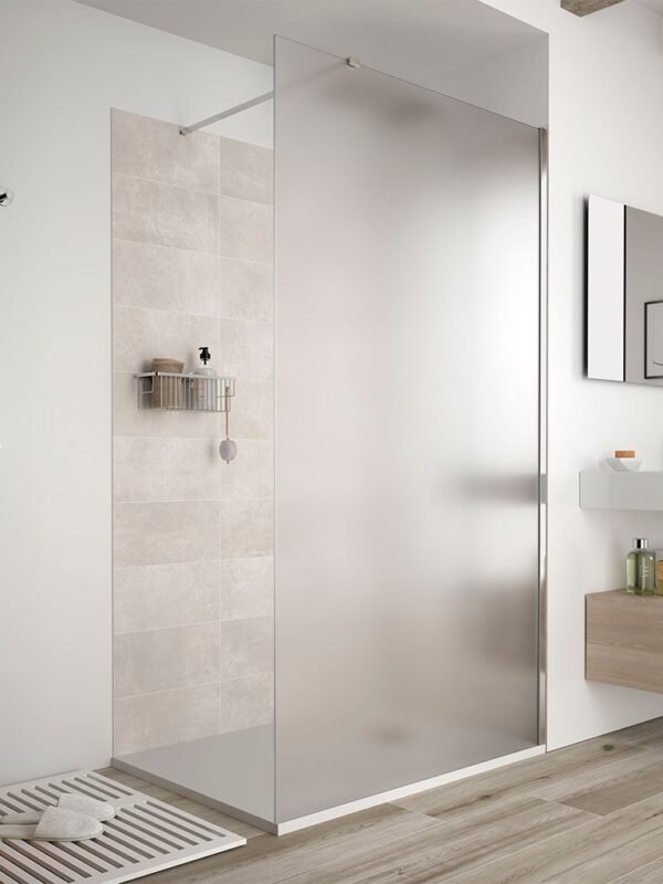 Mampara de Baño Fija Esmerilada 1003-2 90cm