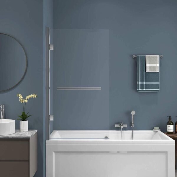 Mampara de Baño Rebatible Transparente Rectangular BS4003 80cm