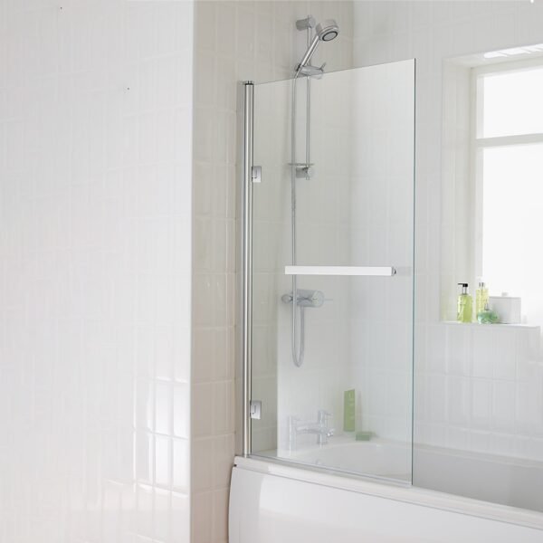 Mampara de Baño Rebatible Transparente Rectangular BS4003 80cm