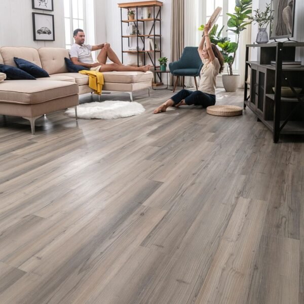 Piso Vinílico SPC Click Countrywide Pine 4,4mm con manta